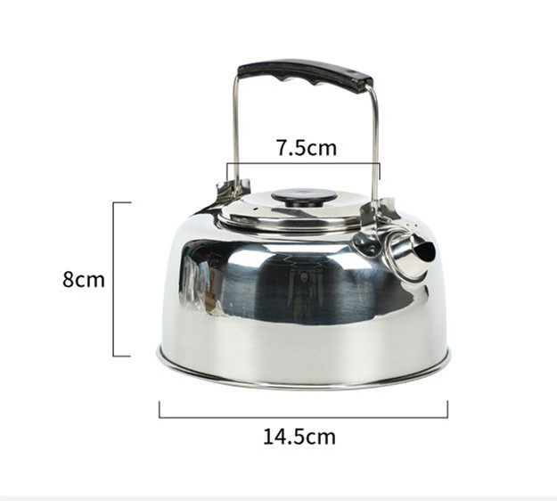 Outdoor portable folding kettle