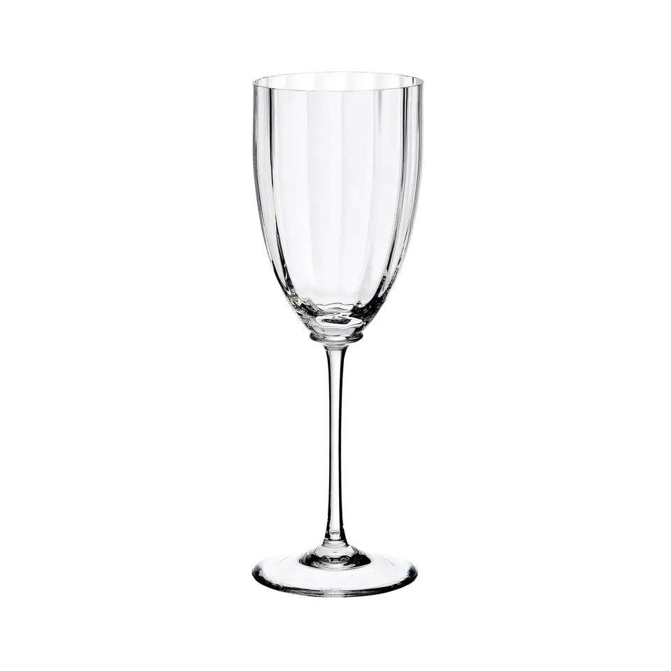 transparent lead free crystal custom design long stem champagne glasses|230ml