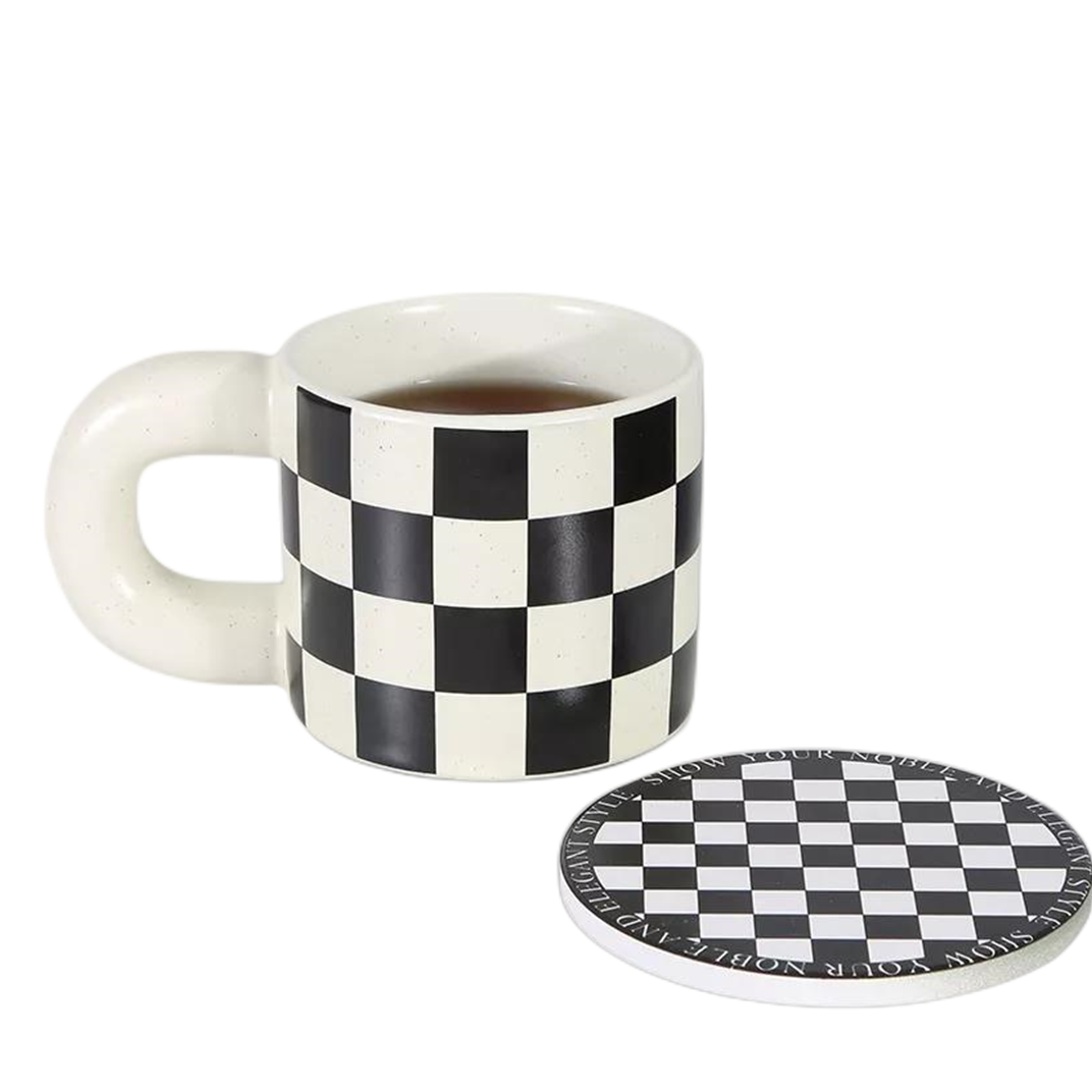 Factory price  square shape glass cup coffee juice milk good morning glass mug|400ml