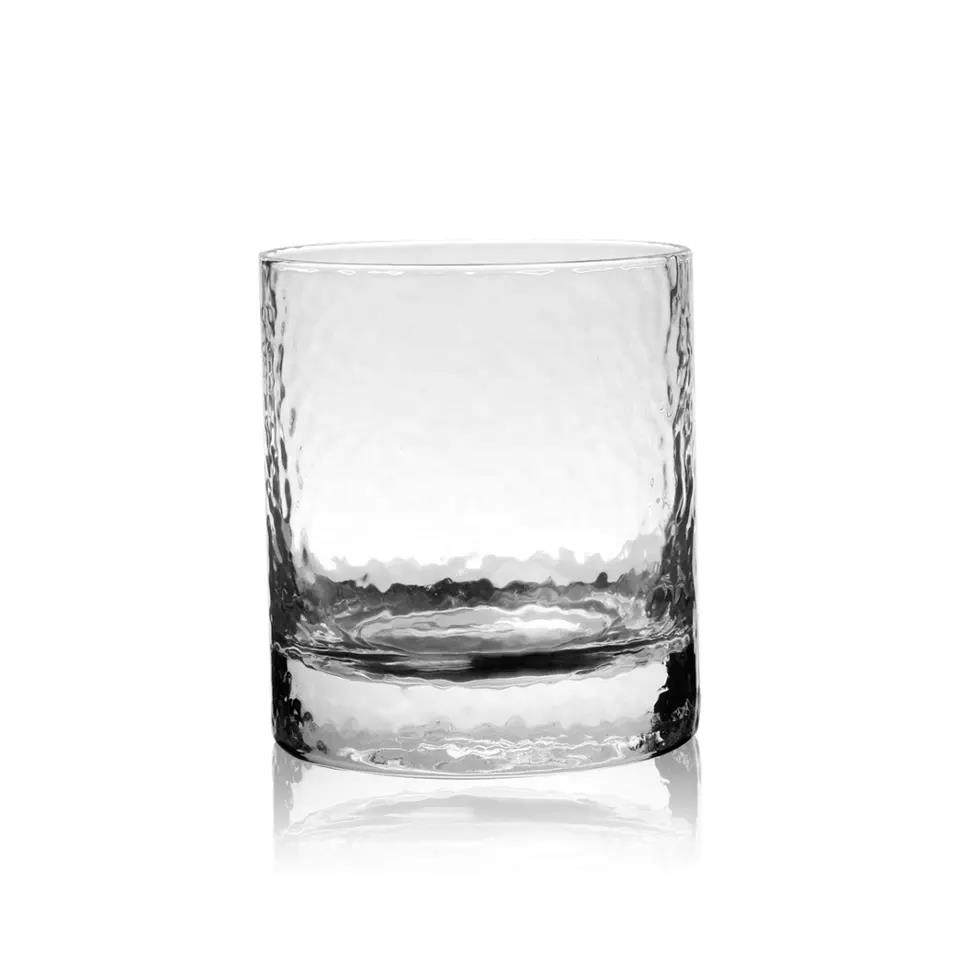 Lead-free Hammer pattern whiskey glasses|320ml