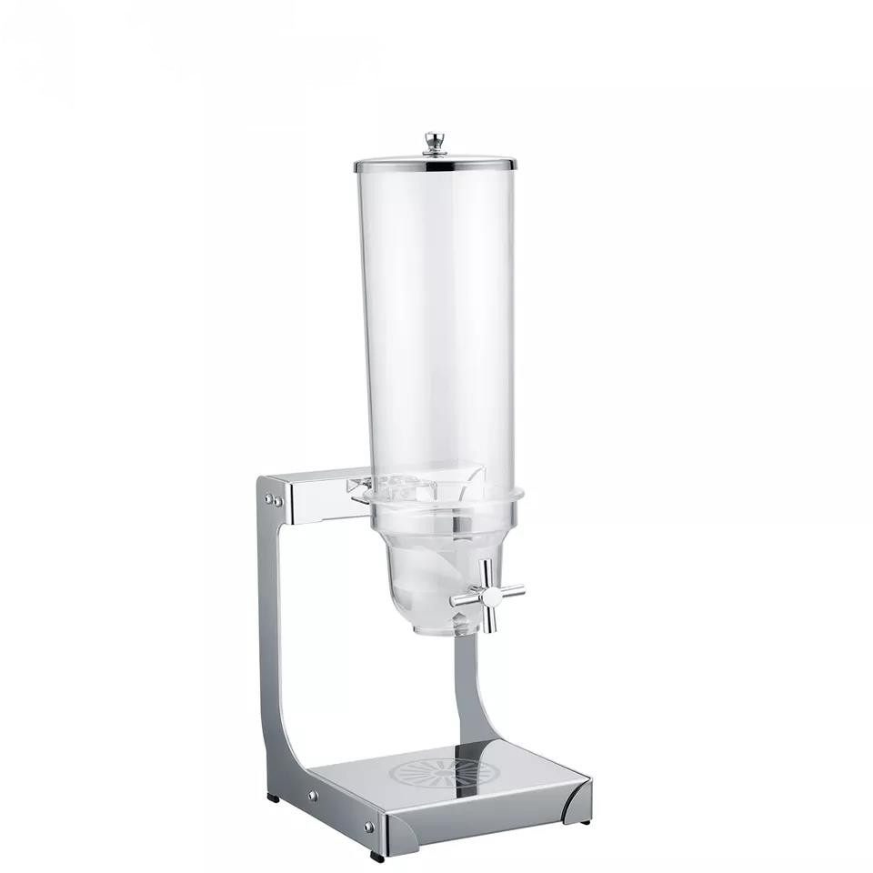 Deluxe Hotel Buffetware 1/2/3/4 heads Deluxe hotel stainless steel plastic cereal dispenser|3.5