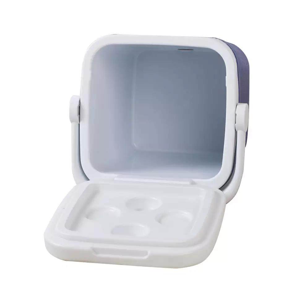 12L Cooler Box with Water Outlet Picnic Eco Friendly Hiking Rotomolded Plastic Ice box With Thermometer Coolers Portable Outdoor