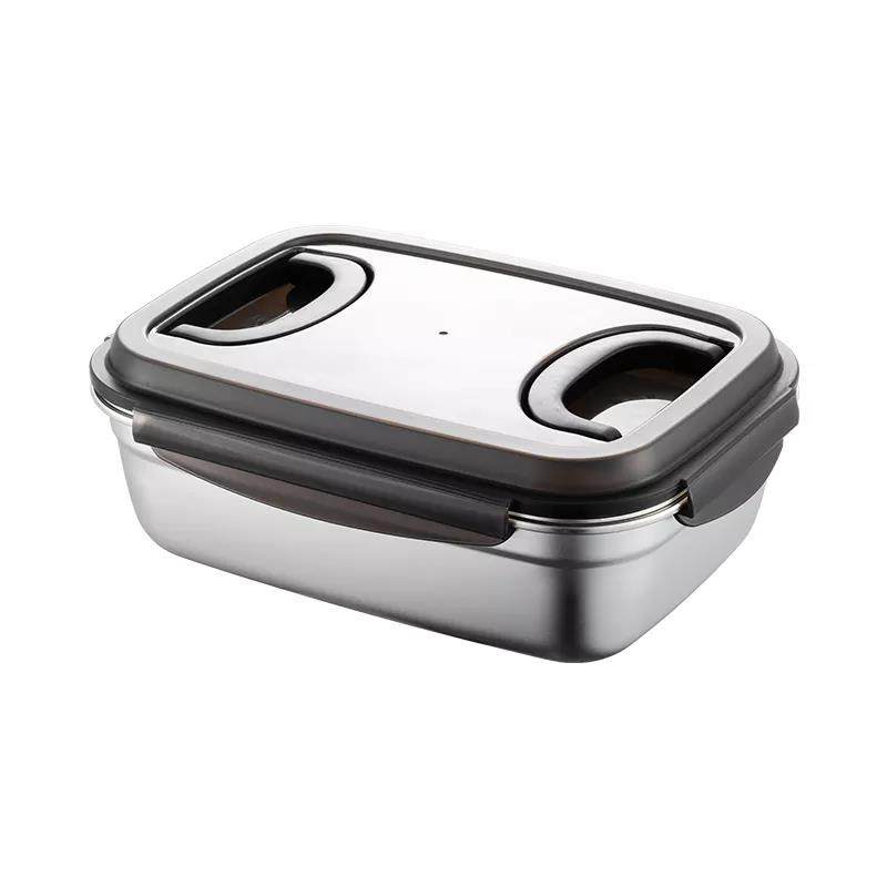 In Stock Stainless Steel Bento Containers Stackable Container School Boxes Custom Plastic Lunch Box|3800-12000ml