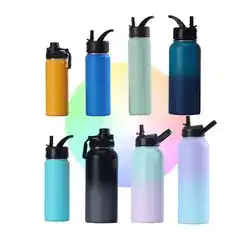 BPA free hot selling double walled vacuum flask stainless steel insulated sports water bottle