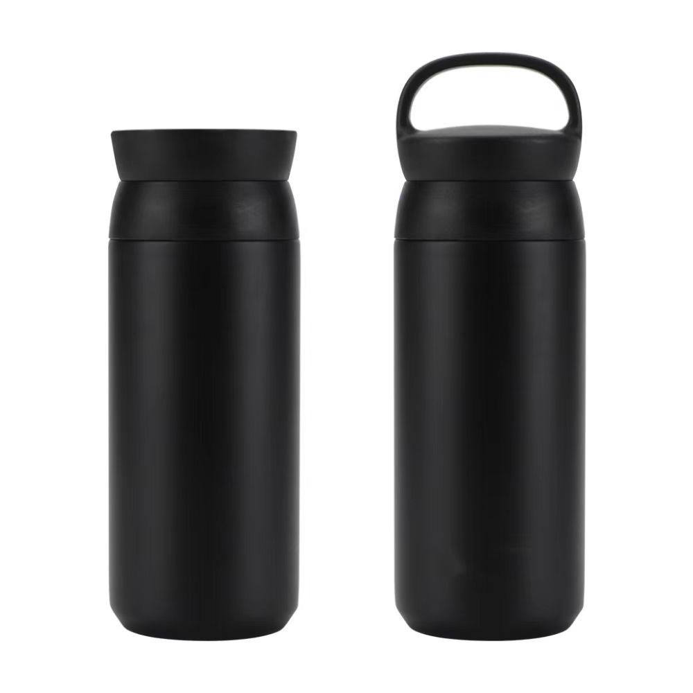 thermal water bottle vacuum flask with handle lid | 16oz