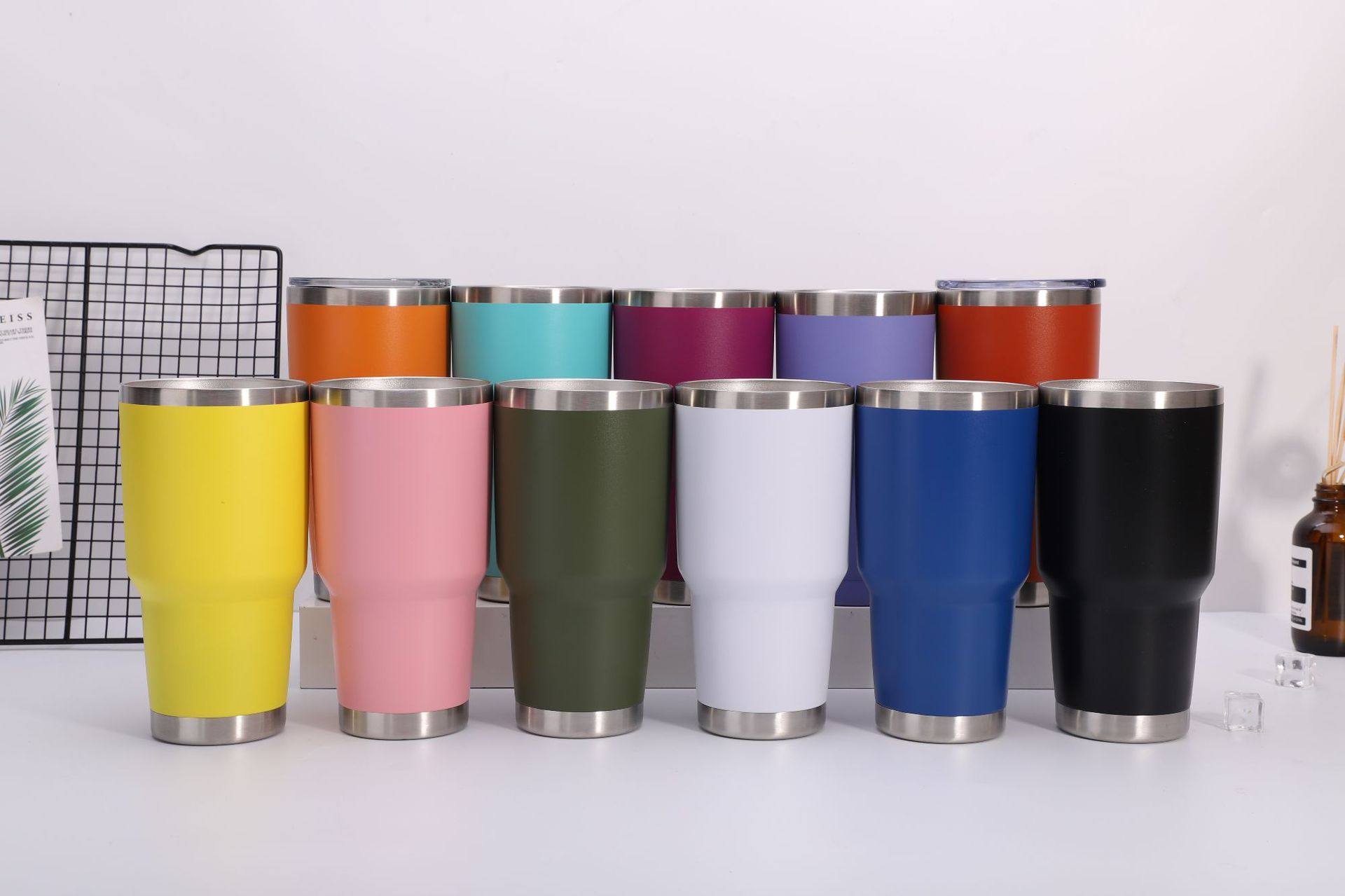 Inner and Outer Double Vacuum Stainless Steel Large Insulation Mug | 30oz