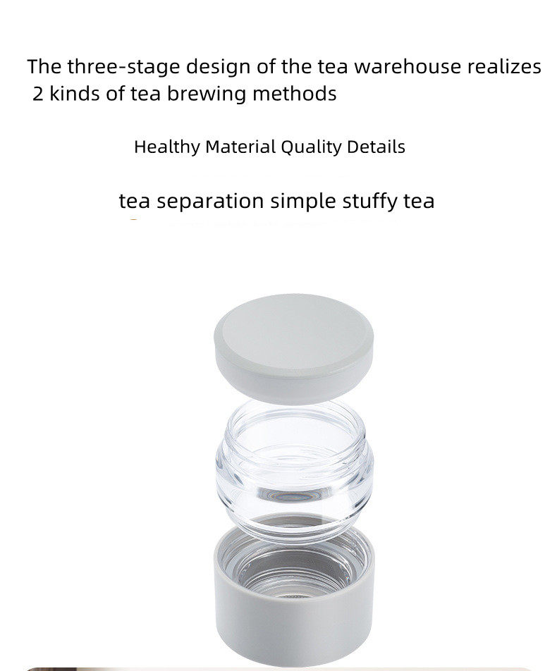 Tea Water Separation Thermos Cup | 18 OZ