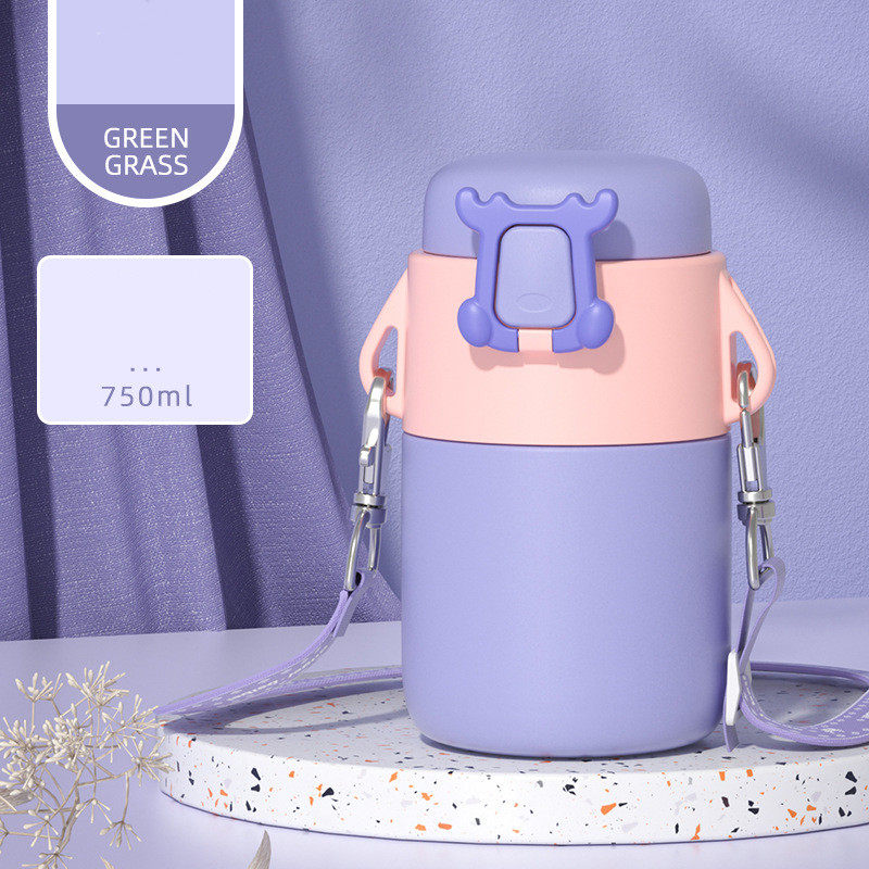 Children's mug large capacity straw drinking cup | 26 oz