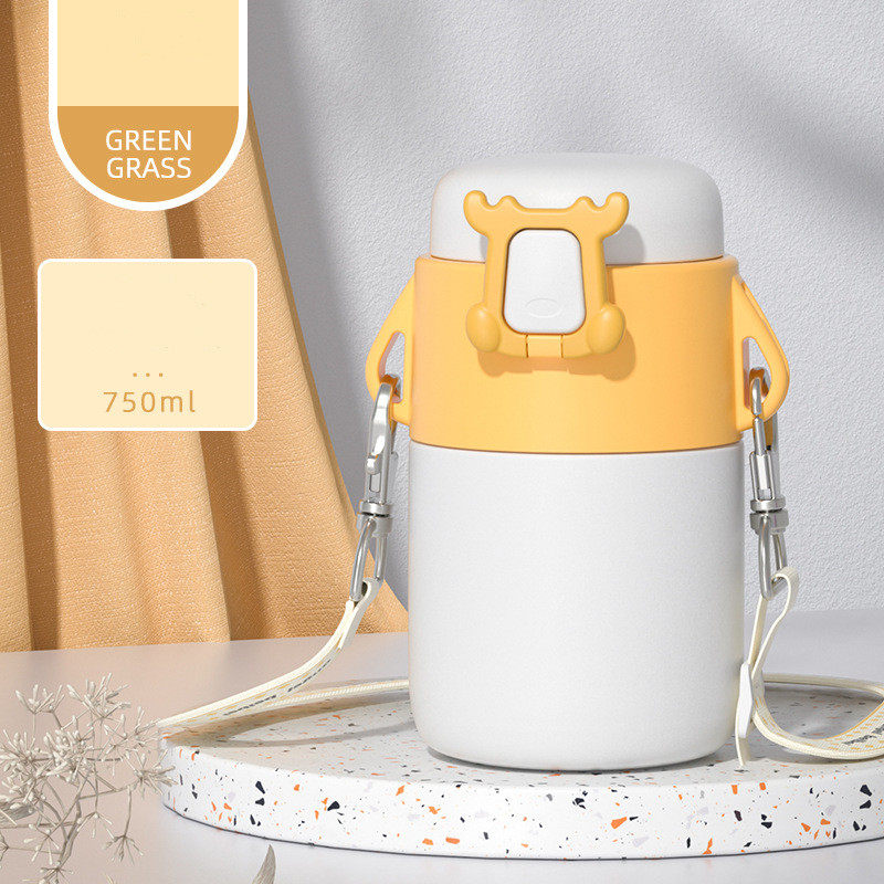 Children's mug large capacity straw drinking cup | 26 oz