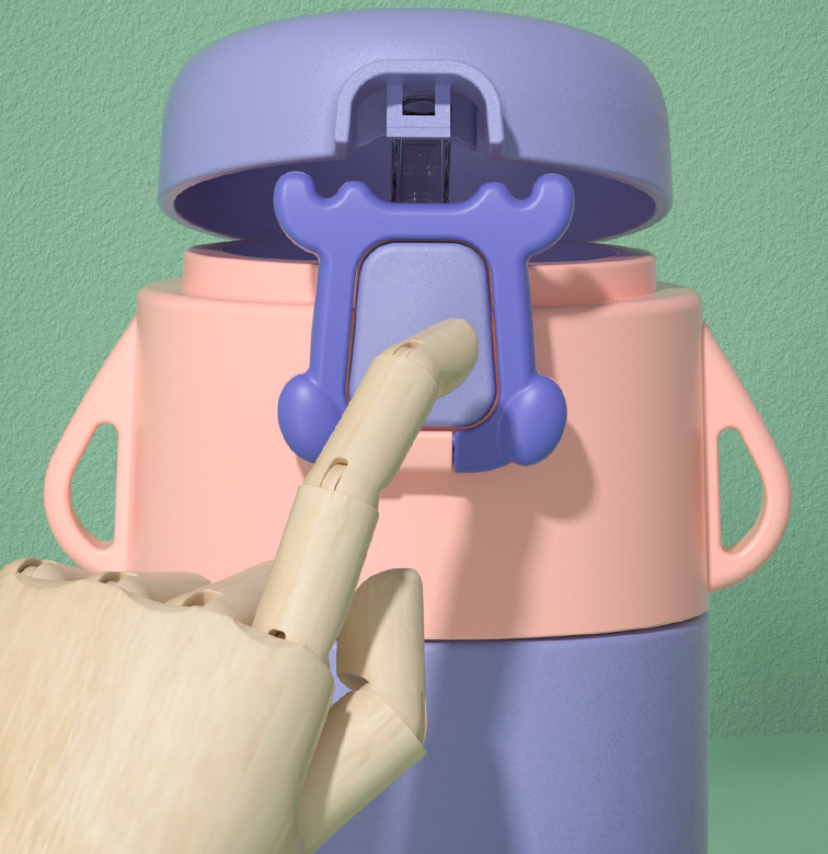 Children's mug large capacity straw drinking cup | 26 oz
