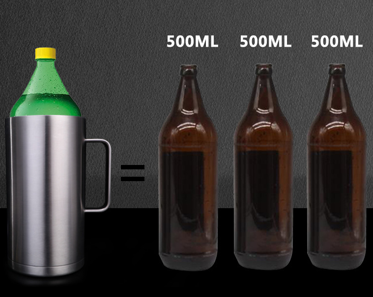 Super large beer cooling cooler with a capacity of | 40 oz