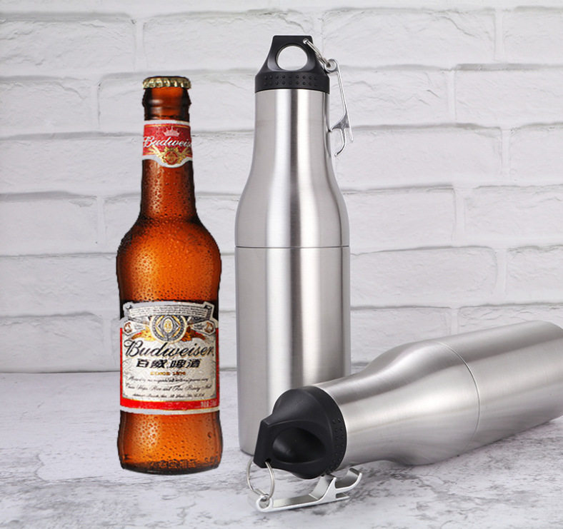 Double vacuum double section Mug beer cooler  | 12 oz
