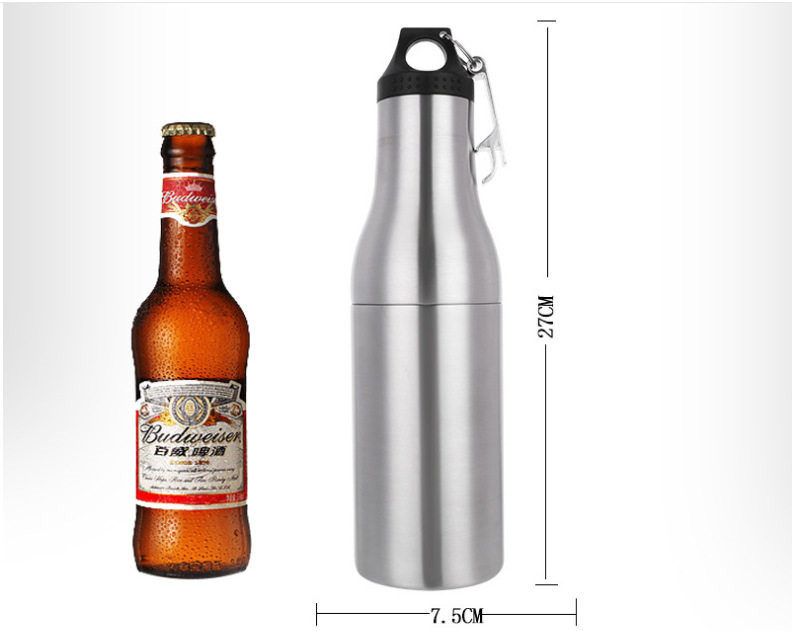 Double vacuum double section Mug beer cooler  | 12 oz