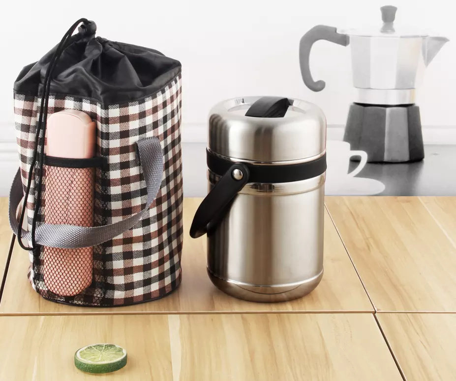 Multi-layer portable lunch box|33-101oz