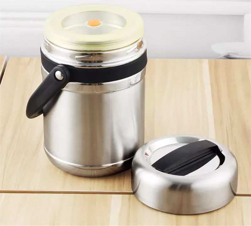 Portable stainless steel food container|33-101oz