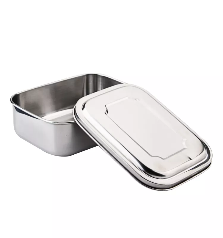 Heat preservation stainless steel square lunch box|33oz