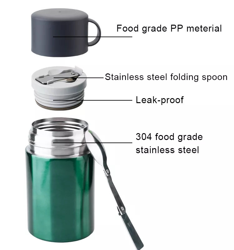 Insulated vacuum insulated lunch box|17oz