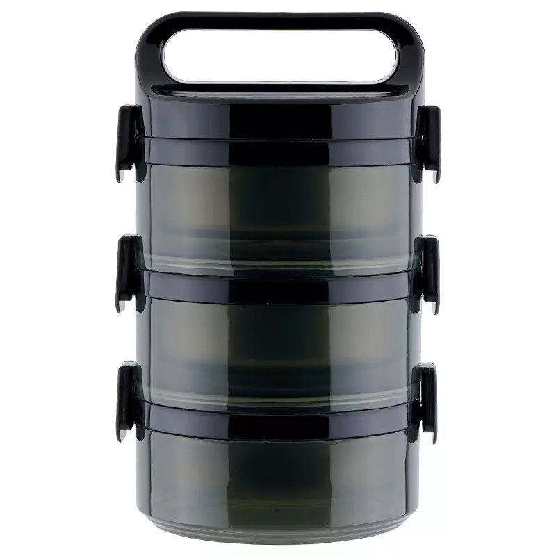 3-layer stainless steel thermal insulation lunch box|101-202oz