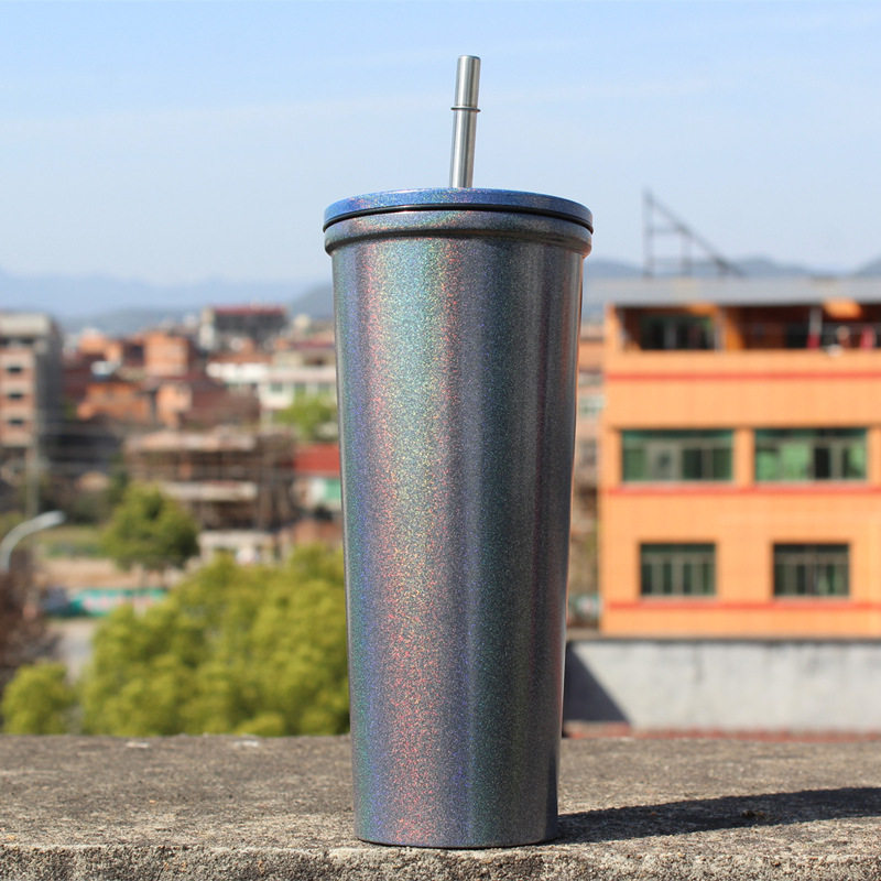 No tumbler colorful straight tube insulation cup|20-30oz