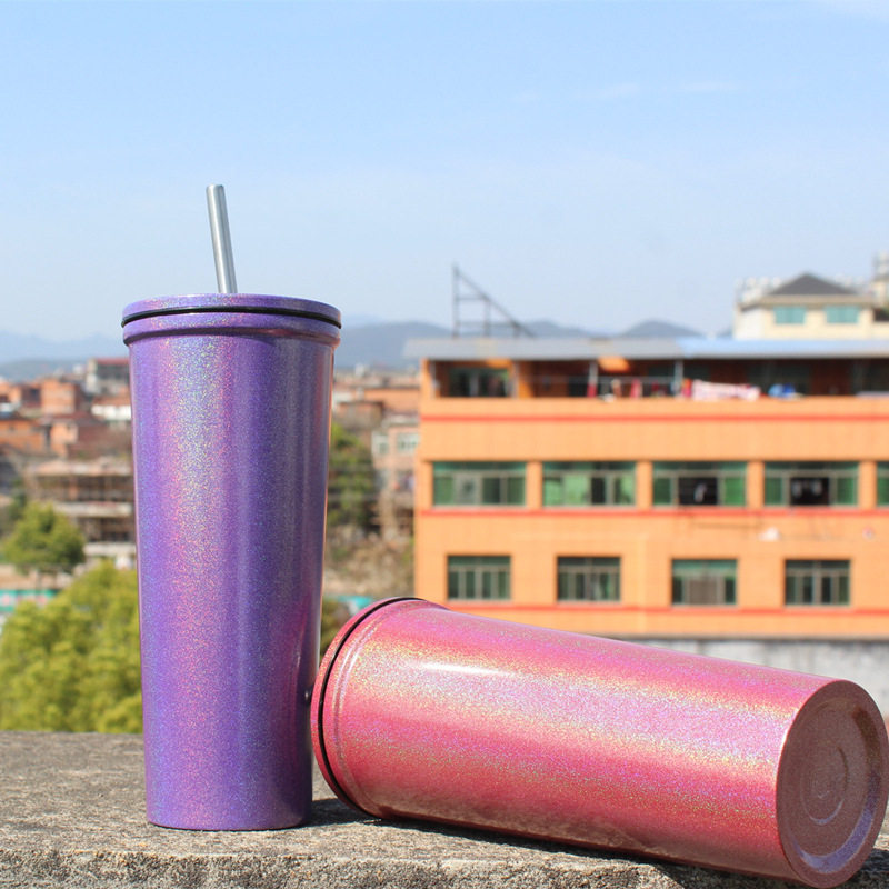 No tumbler colorful straight tube insulation cup|20-30oz