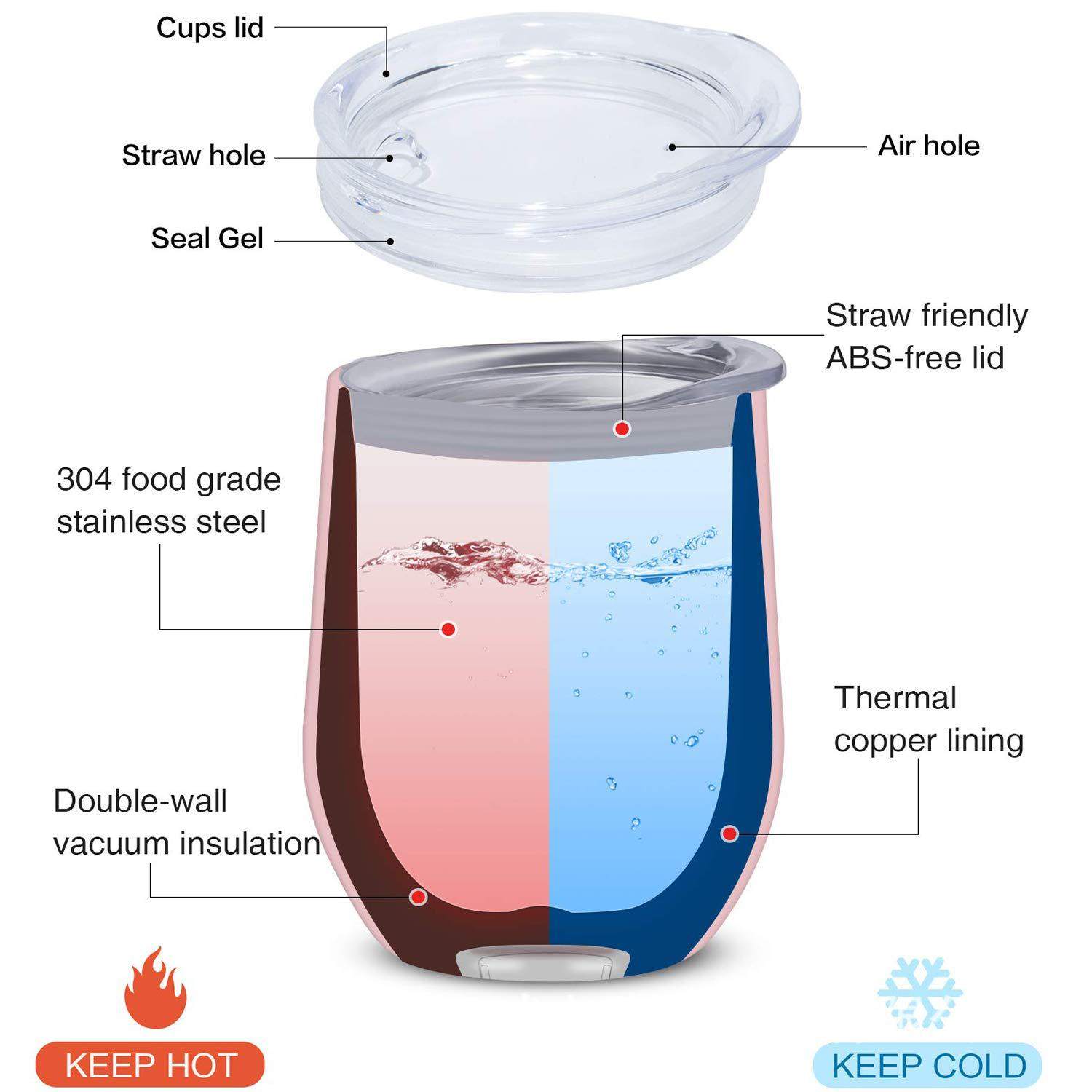 Tumbler insulated eggshell cup|12oz