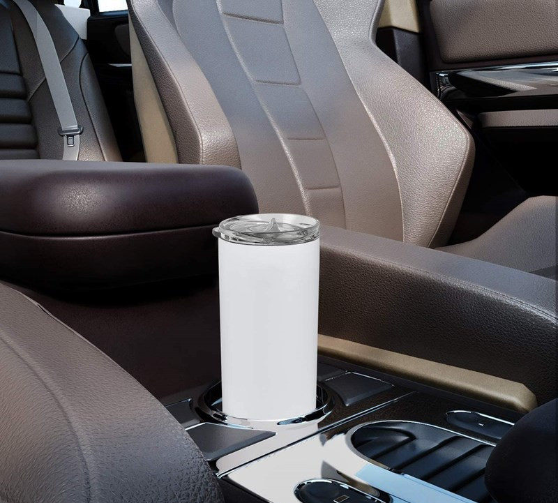 Portable stainless steel tumbler straight cylinder cup.|15-30oz