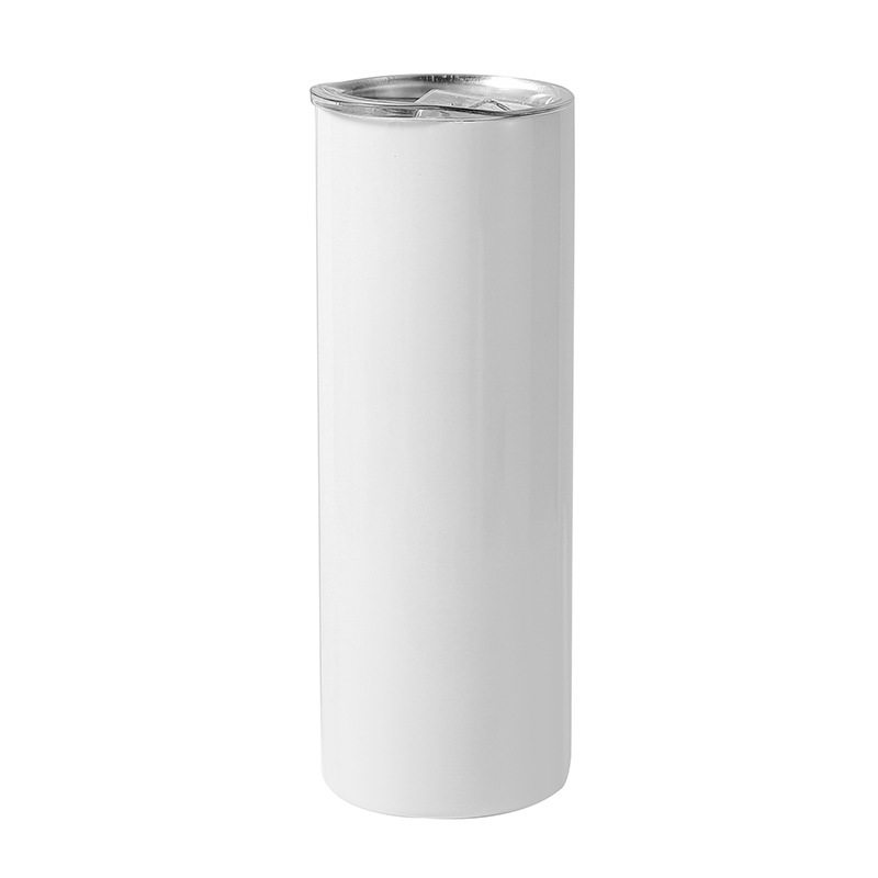 Portable stainless steel tumbler straight cylinder cup.|15-30oz