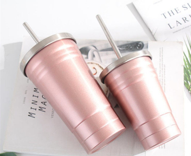 Tumbler juice beverage cup with lid for heat preservation|16oz