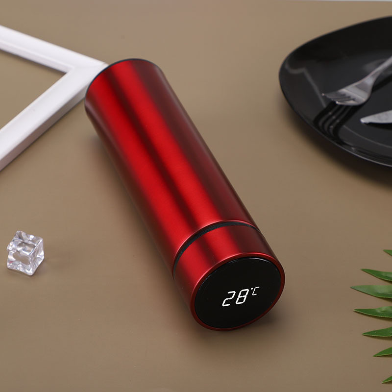 Touch Temperature Measurement LED Display Water Cup | 16oz (500ml) | Grace Thermos
