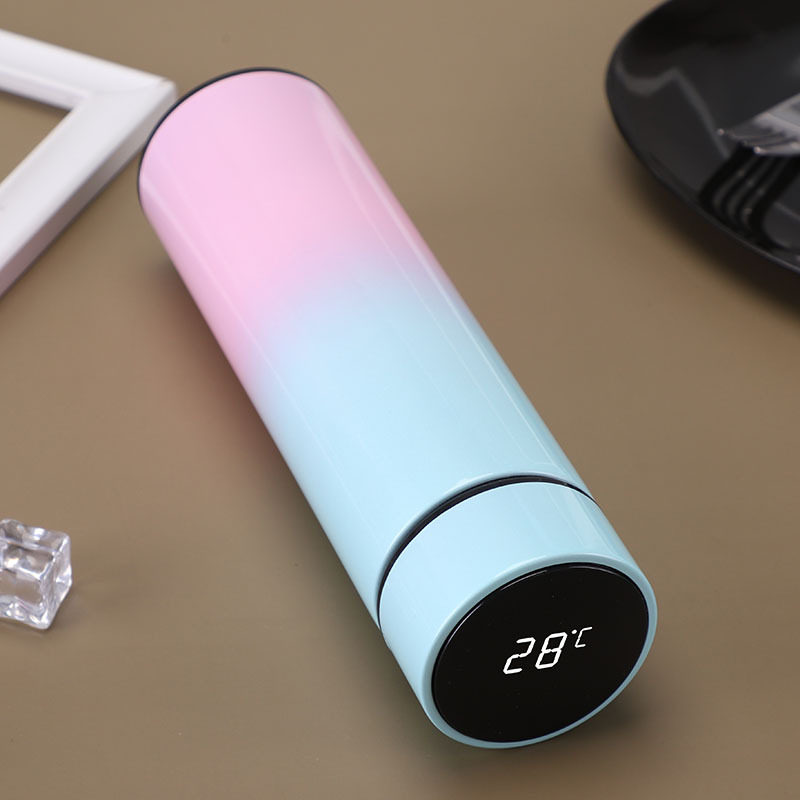 Touch Temperature Measurement LED Display Water Cup | 16oz (500ml) | Grace Thermos