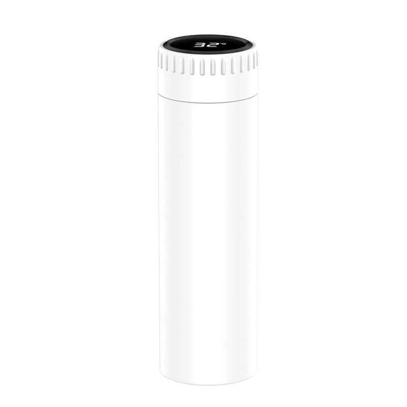 Grace Smart Touchable Business Vacuum Flask | 16oz (500ml) - White and Black