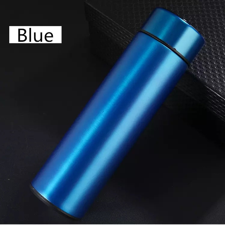 High-Quality Smart Display Temperature Thermos | 16oz (500ml) | Orange/Green/Blue