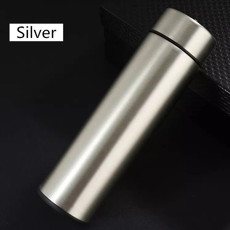High-Quality Smart Display Temperature Thermos | 16oz (500ml) | Orange/Green/Blue