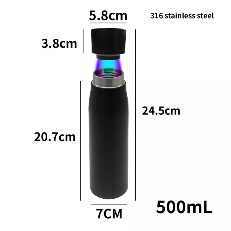 Smart Self-Cleaning Water Bottle | 16oz/500ml - Grace Thermos