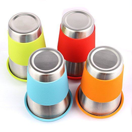 Stainless steel single layer coffee cup|16oz