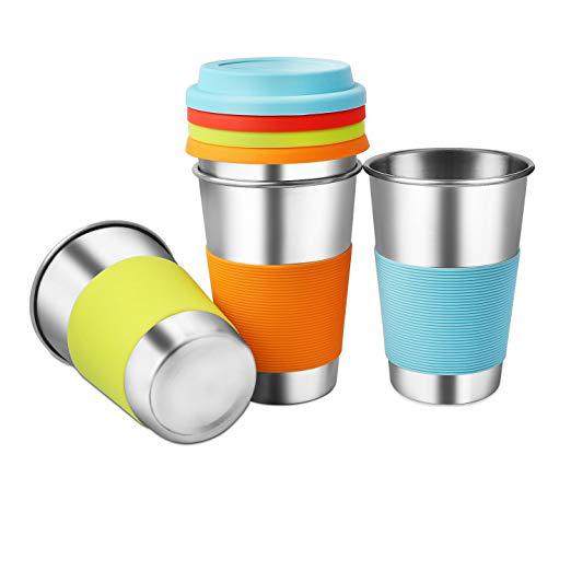 Stainless steel single layer coffee cup|16oz