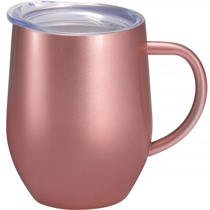 304 stainless steel handle egg cup|12oz