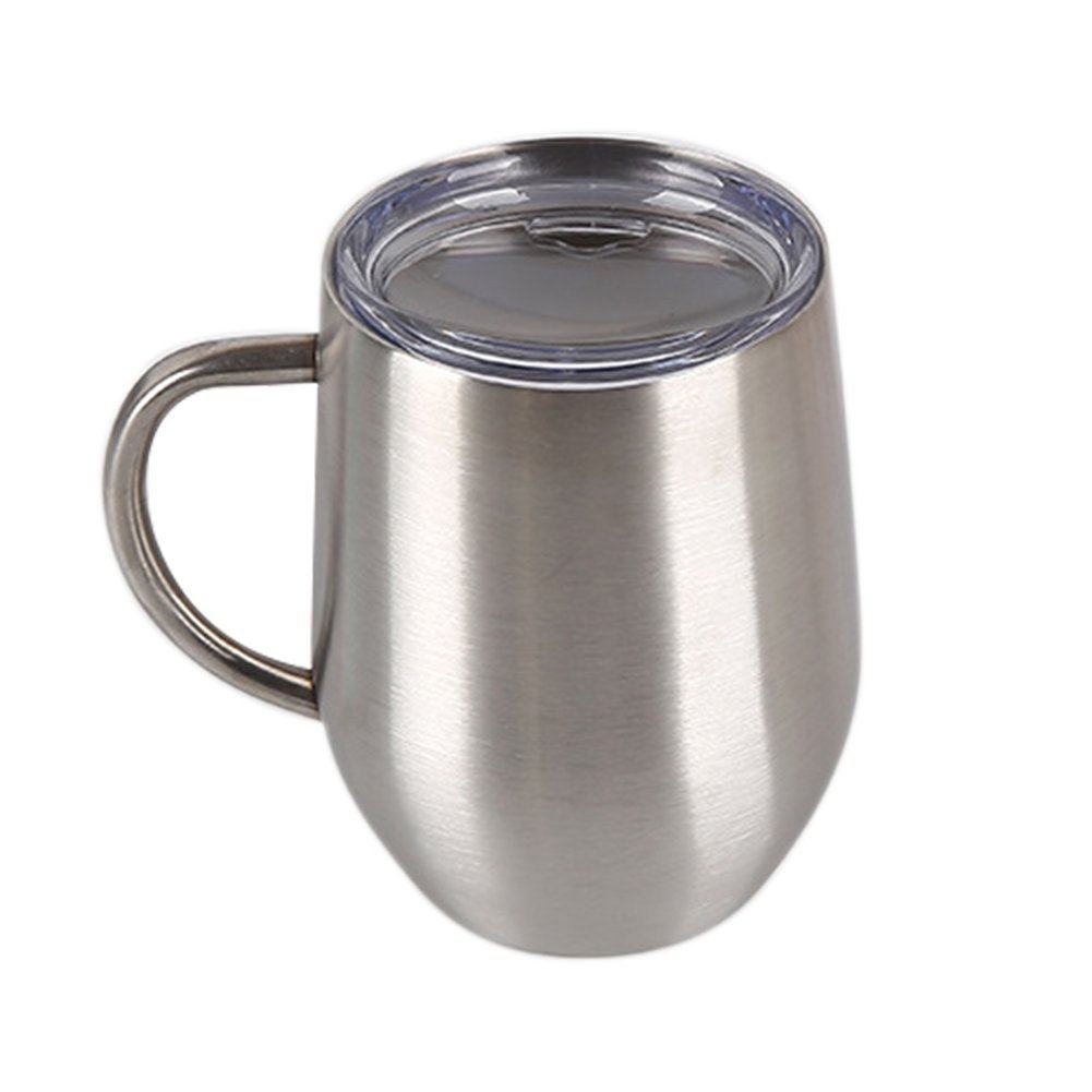 304 stainless steel handle egg cup|12oz