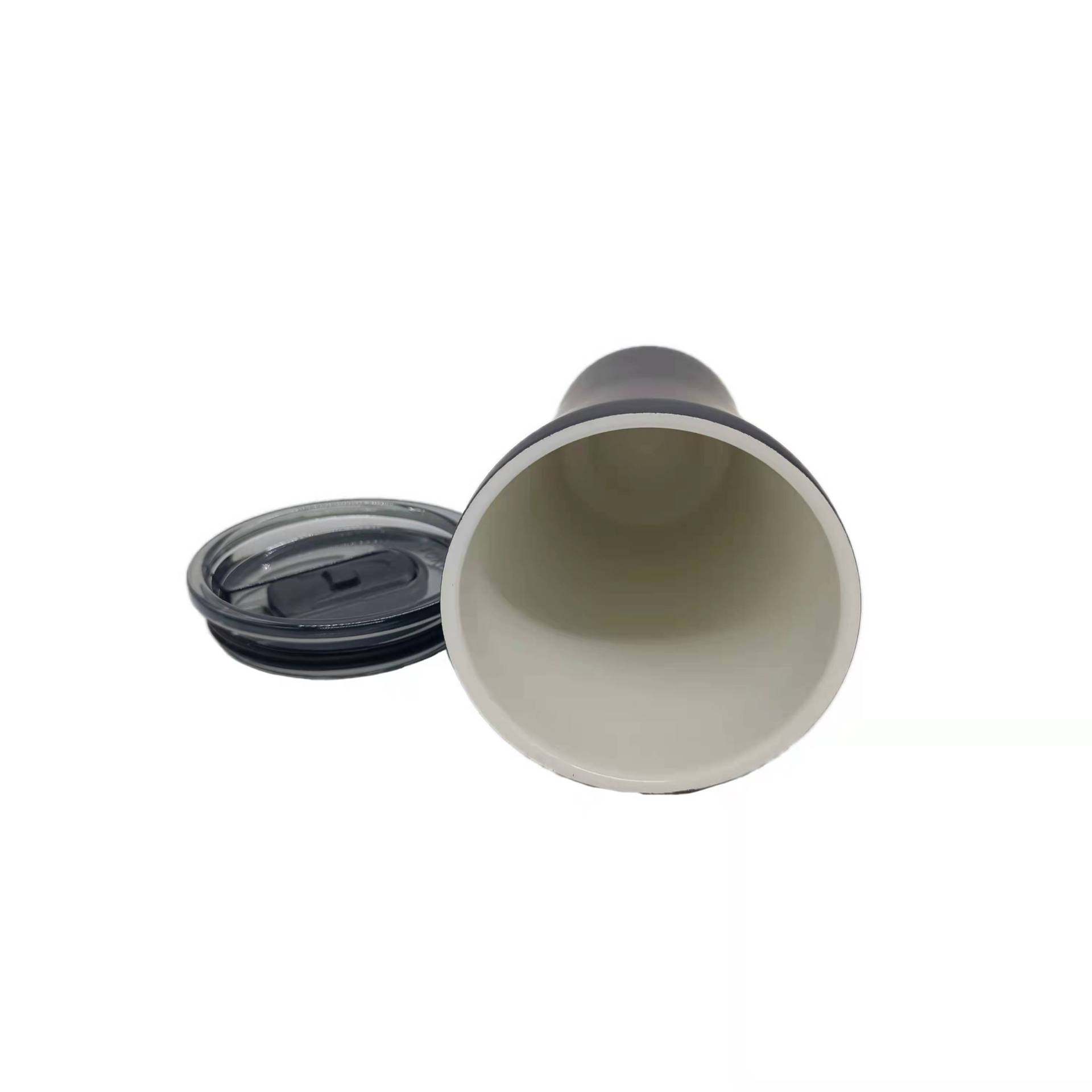 Stainless steel coffee cup with handle|12oz