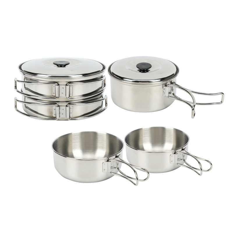 Camp cooking utensils set of three pieces