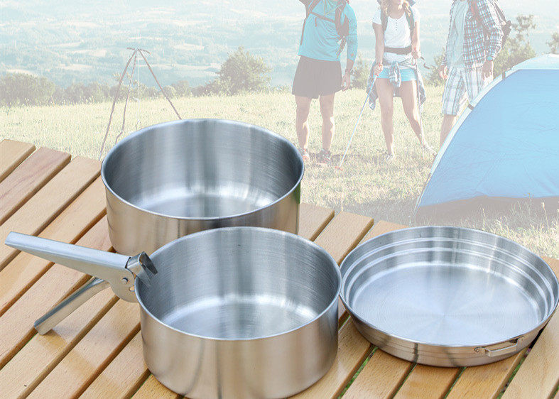 Picnic pot portable 4-piece set