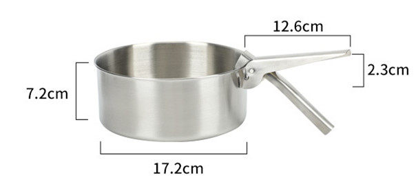 Picnic pot portable 4-piece set