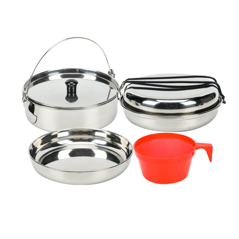 Outdoor camping pot teapot