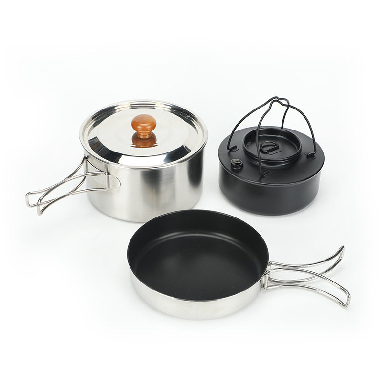 Portable water cooking utensils for camping