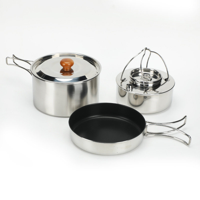 Portable water cooking utensils for camping