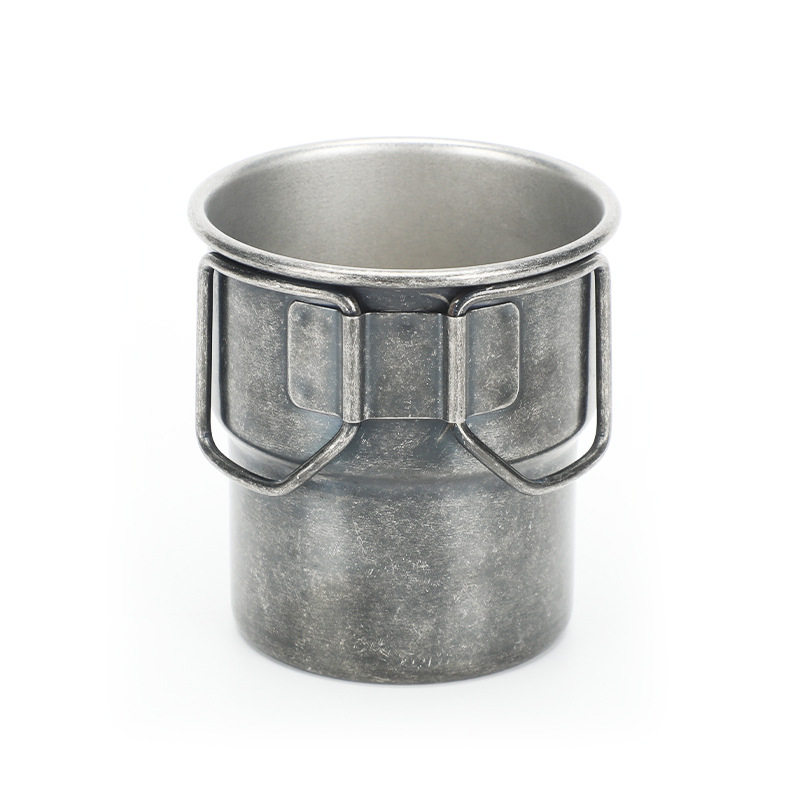 Stainless steel foldable camping cup