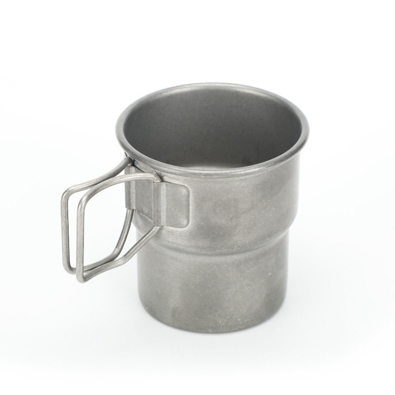Stainless steel foldable camping cup