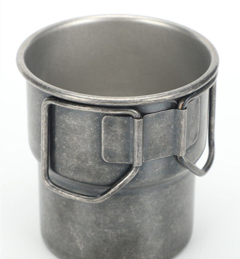 Stainless steel foldable camping cup