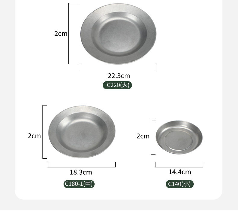 Camping fruit plate