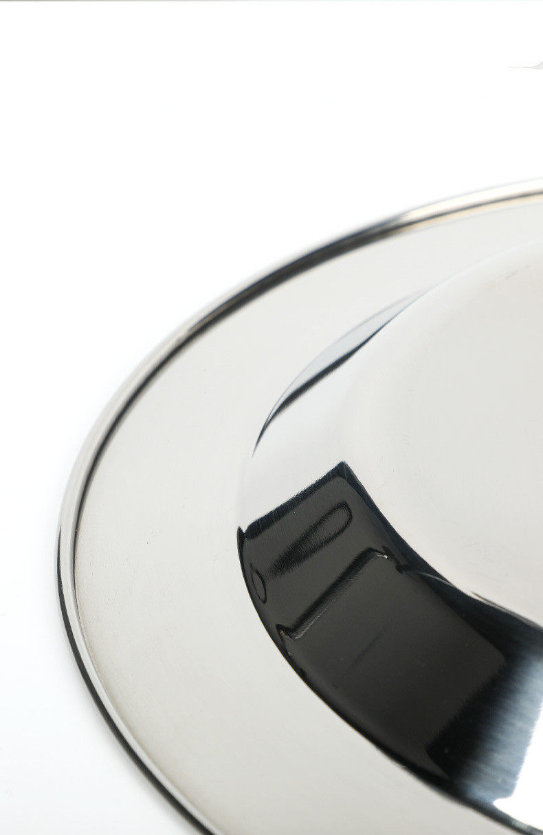 Outdoor stainless steel plate bowls